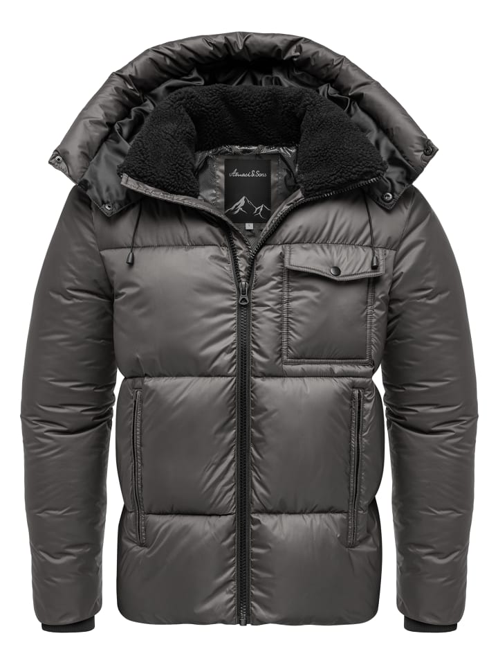 

Зимняя куртка ONTARIO серого цвета Amaci&Sons