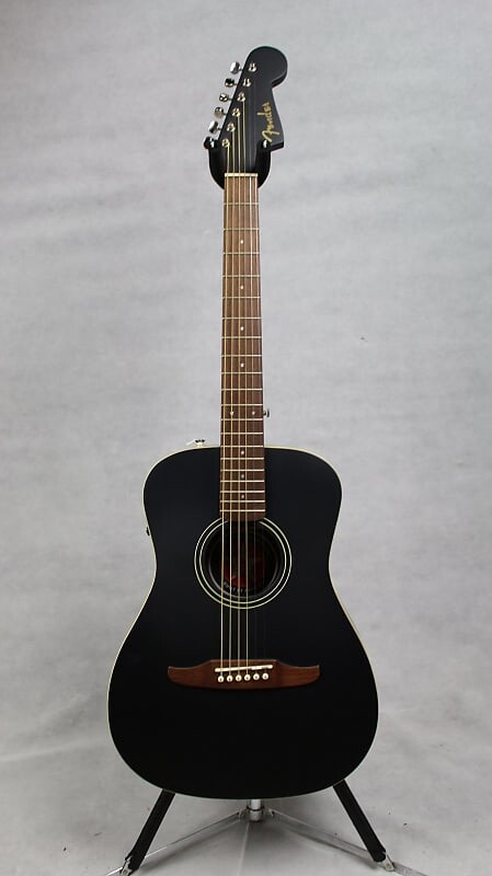 

Акустическая гитара Fender Joe Strummer Campfire Acoustic Walnut Fingerboard Matte Black w/ Bag