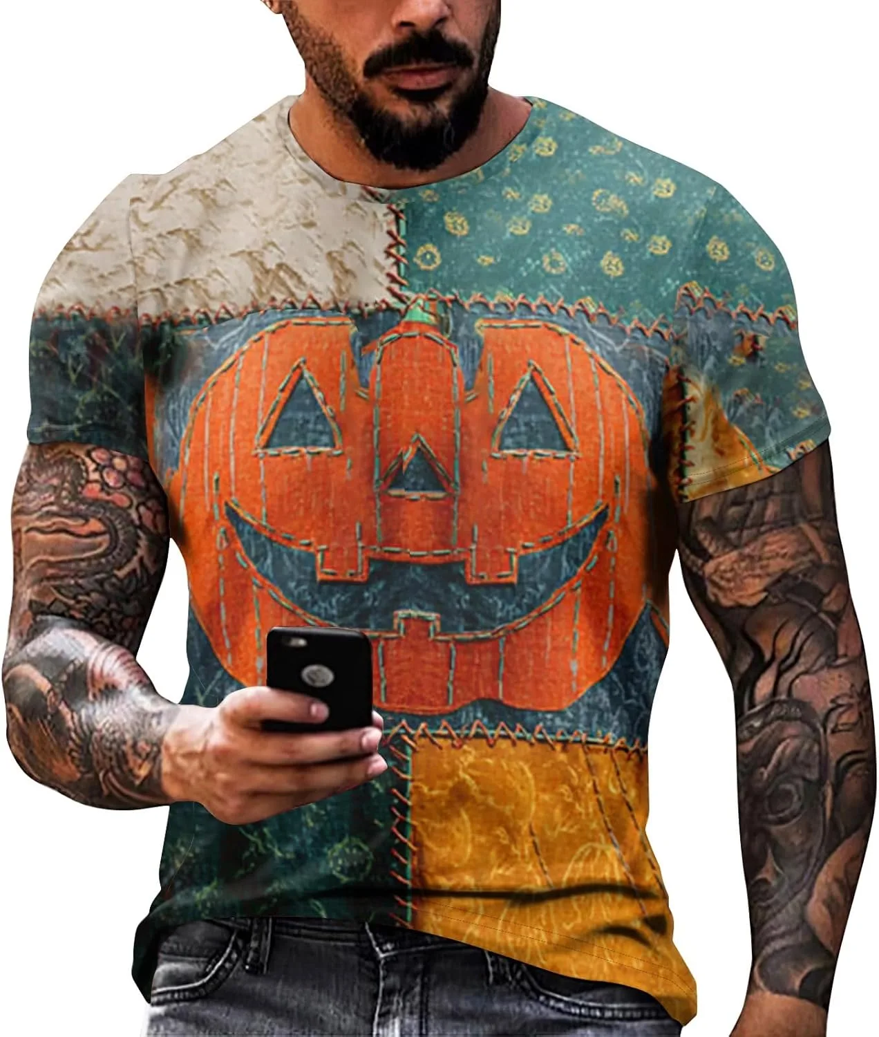 

Мужская футболка с принтом FlekmanArt