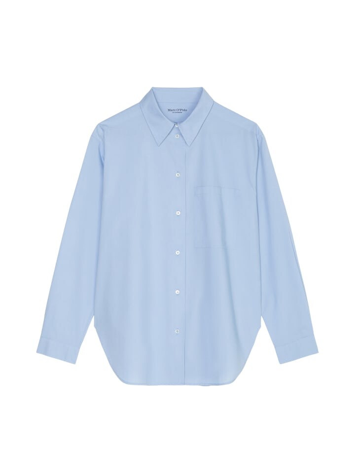 

Блуза Marc O'Polo Boyfriend Hemdbluse oversize, цвет fresh sky