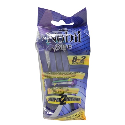 

Крем Super2 для мужчин с 10 смазывающими полосками. Nobil Care