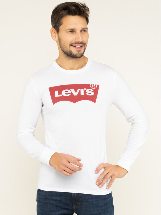 

Классический крой с длинными рукавами Levi's, белый