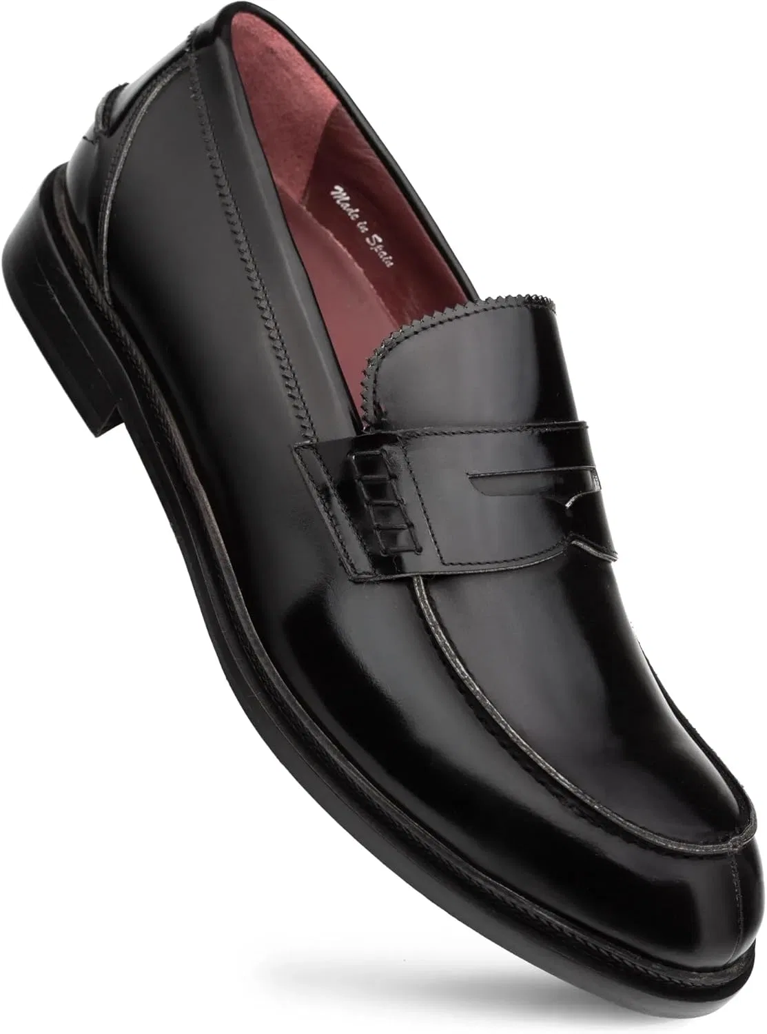 Лоферы мужские Mezlan Moc Toe Penny Loafer, черный — фото 2