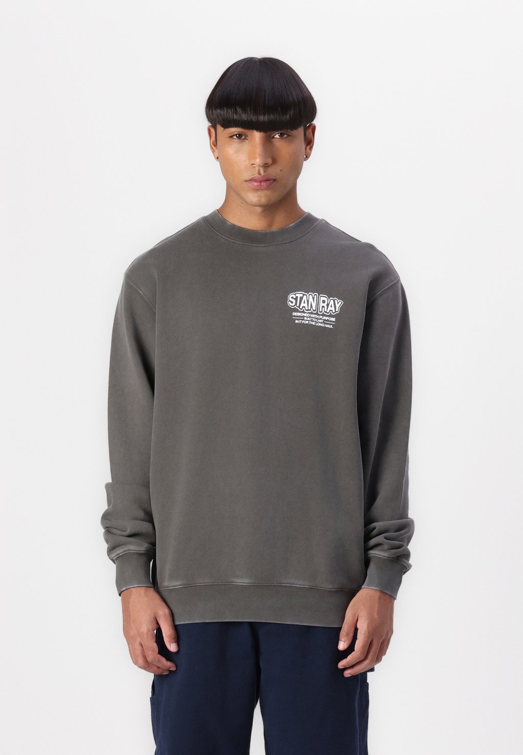 

Толстовка LONG HAUL CREW UNISEX Stan Ray, цвет Washed Black