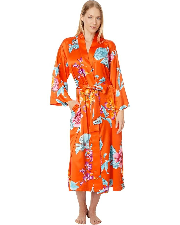 

Халат N by Natori Malta 49" Robe, цвет Paradise Orange Multi