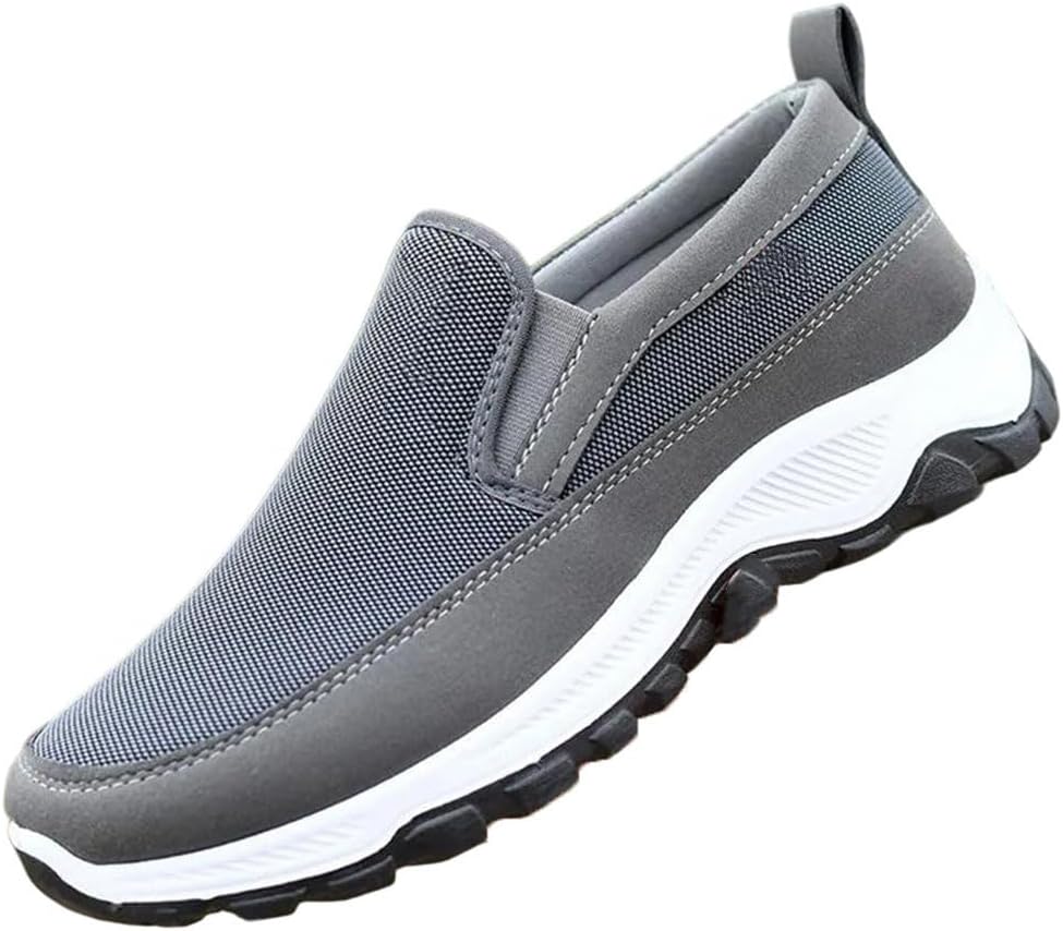 

Мужские кроссовки для бега Дышащие Удобные для активного отдыха Походов и прогулок Generic, серый