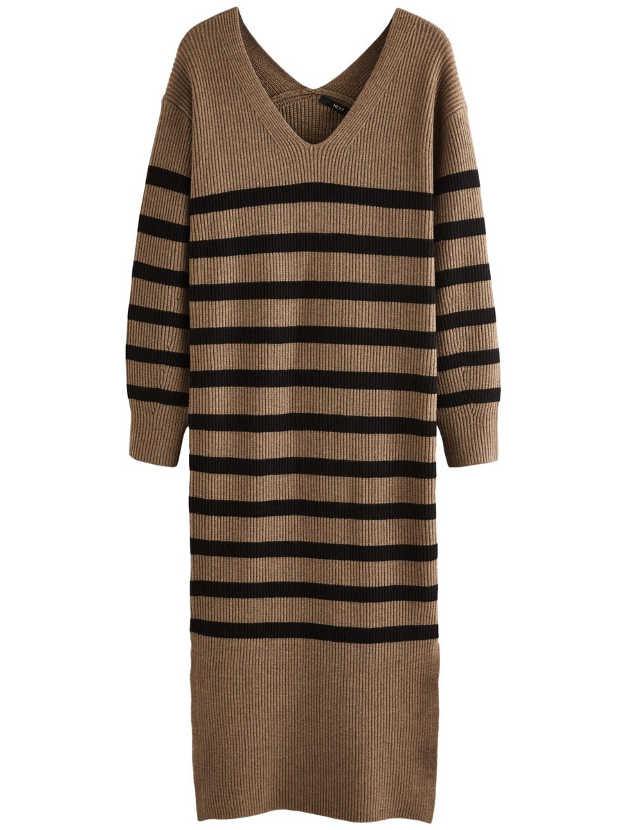 

Вязаное платье Next Knitted dress, коричневый