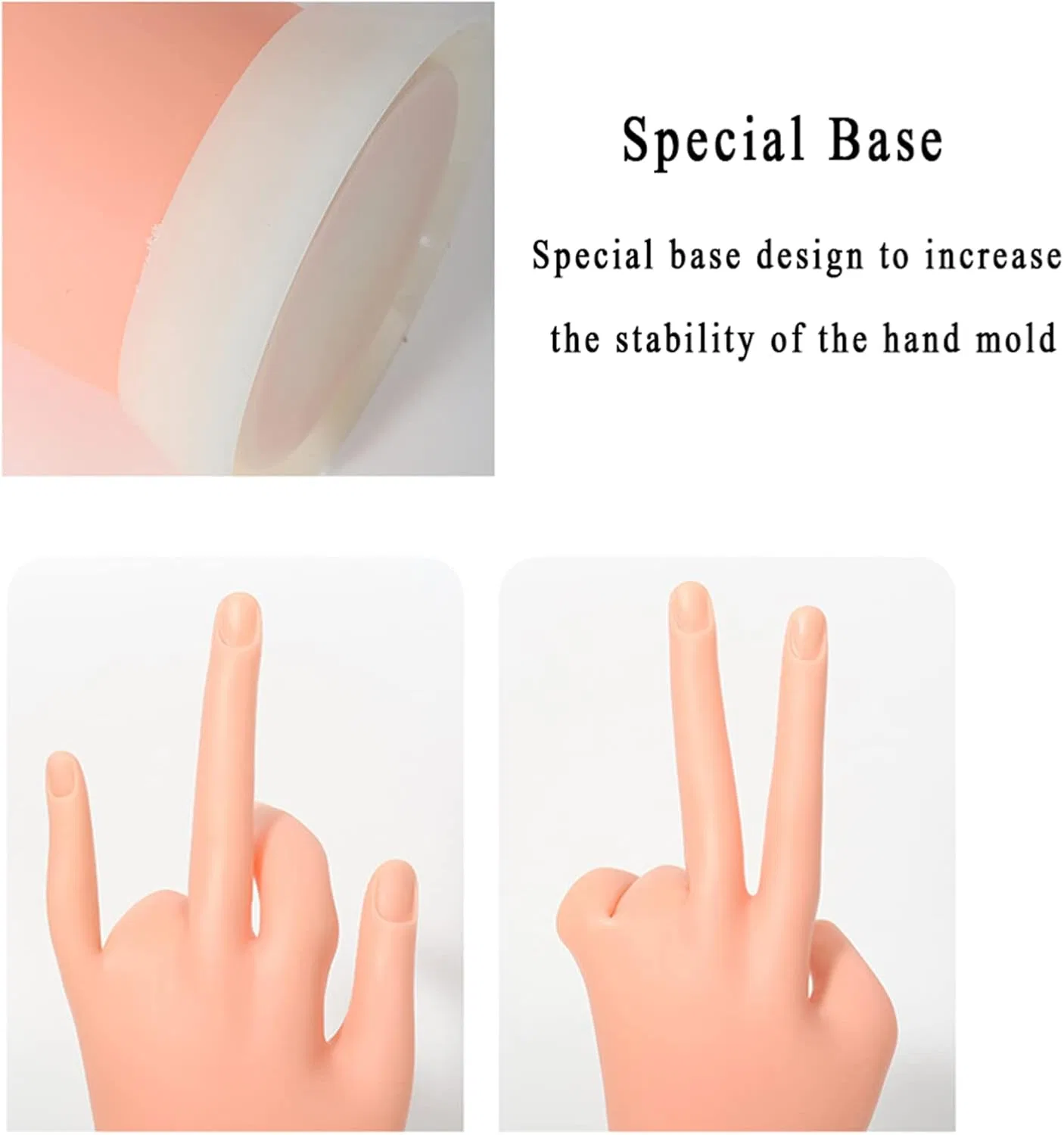 Тренировочная рука для nail-арта PHASFBJ, 2 шт — фото 4