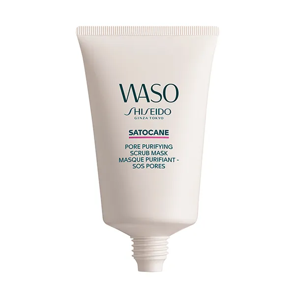 Маска для лица Shiseido — Очищающая глиняная Waso Satocane Pore Purifying Scrub Mask, 80 мл — фото 2