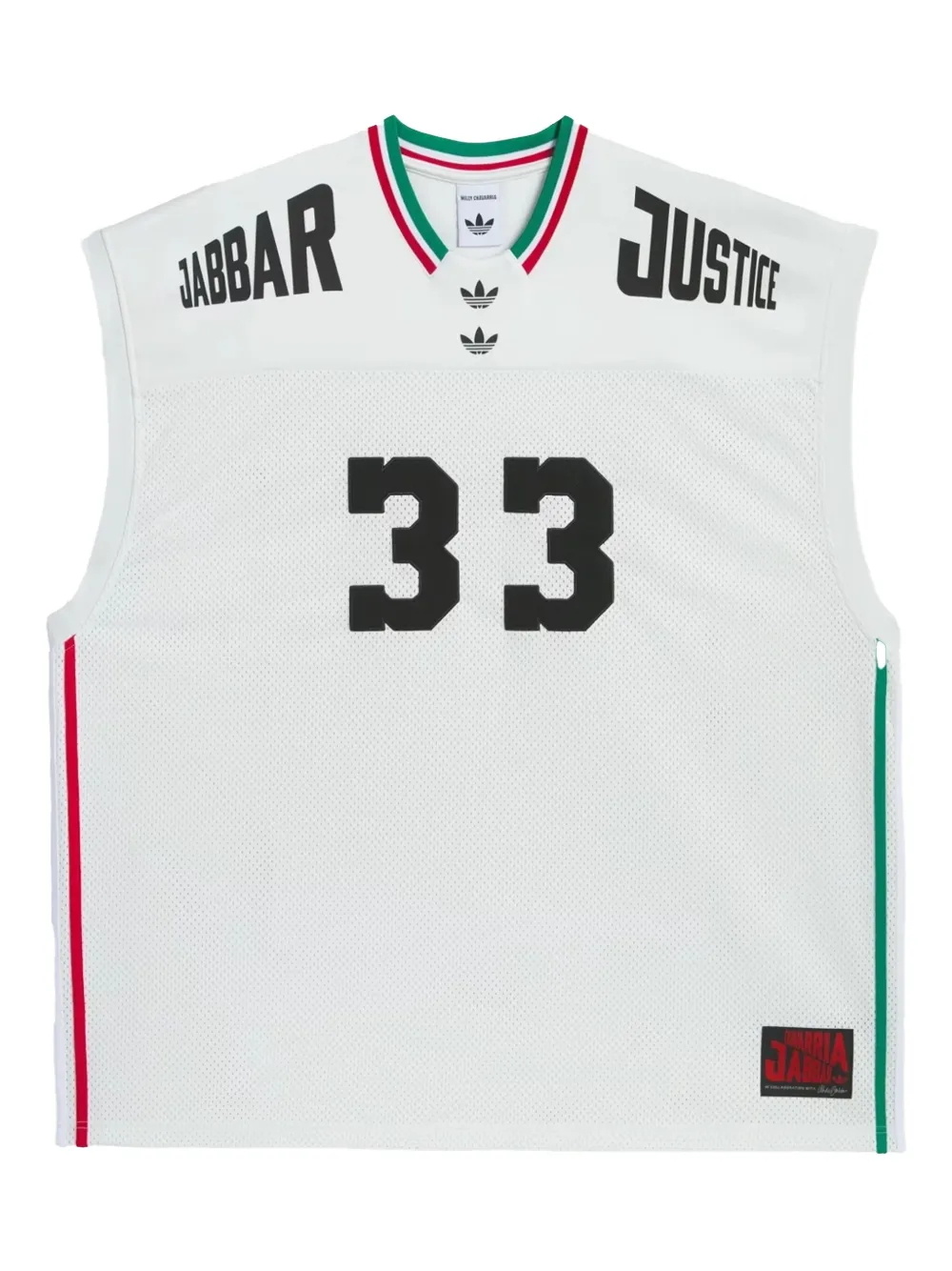 

Майка Jabbar Bball "Willy Chavarria - Off White/Black" Adidas, белый