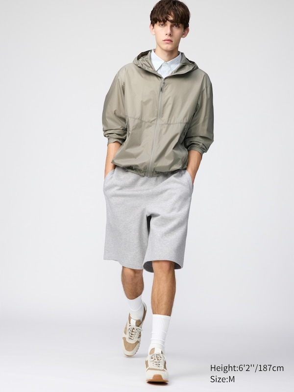 Широкие шорты из футера Uniqlo, 03 grey — фото 2