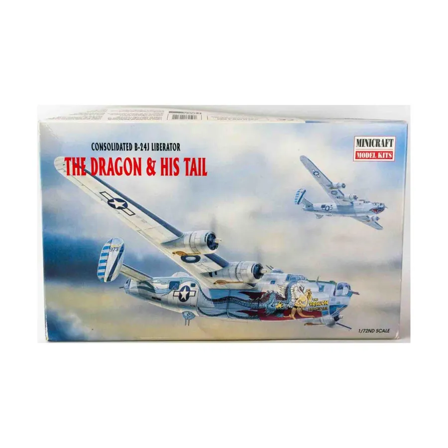 

Consolidated B-24J Liberator — Дракон и его хвост, WWII Aircraft - 1:72 Scale (Minicraft)