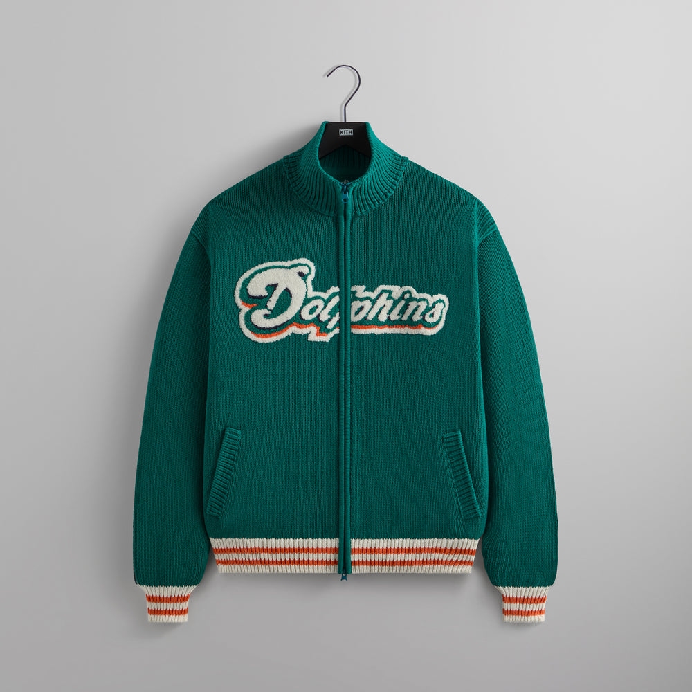 

Свитер Kith & '47 for the NFL: Dolphins Wyona Full Zip Sweater, цвет Center