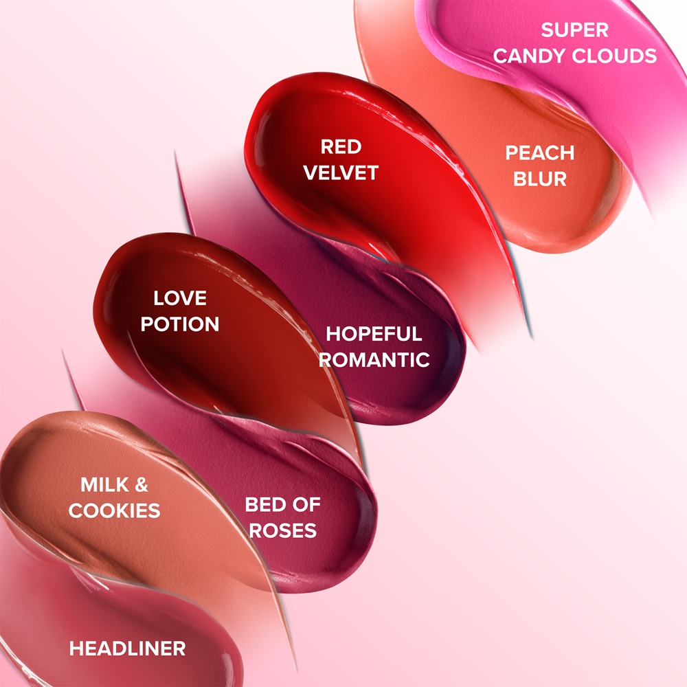Жидкие румяна Cloud Crush Whipped Lip & Shine Color для губ и щек Too Faced, atspalvis peach blur 4,3 гр — фото 4
