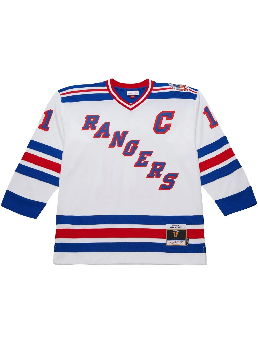 

Топ NHL Rangers 1993 Mark Messier Mitchell & Ness, белый