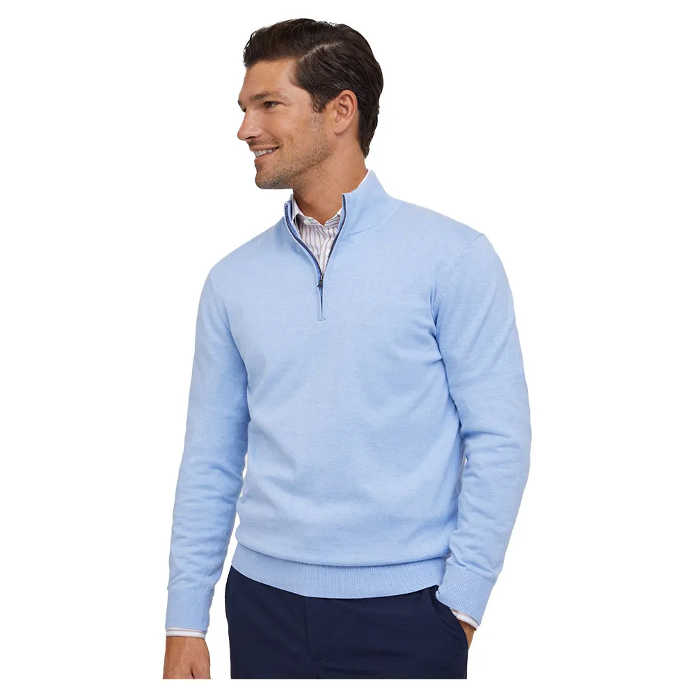 

Свитер Façonnable Cosilk half zip, синий