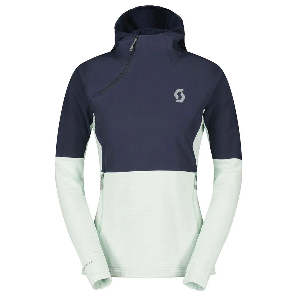 

Флис Scott Defined Tech Hybrid hoodie, синий