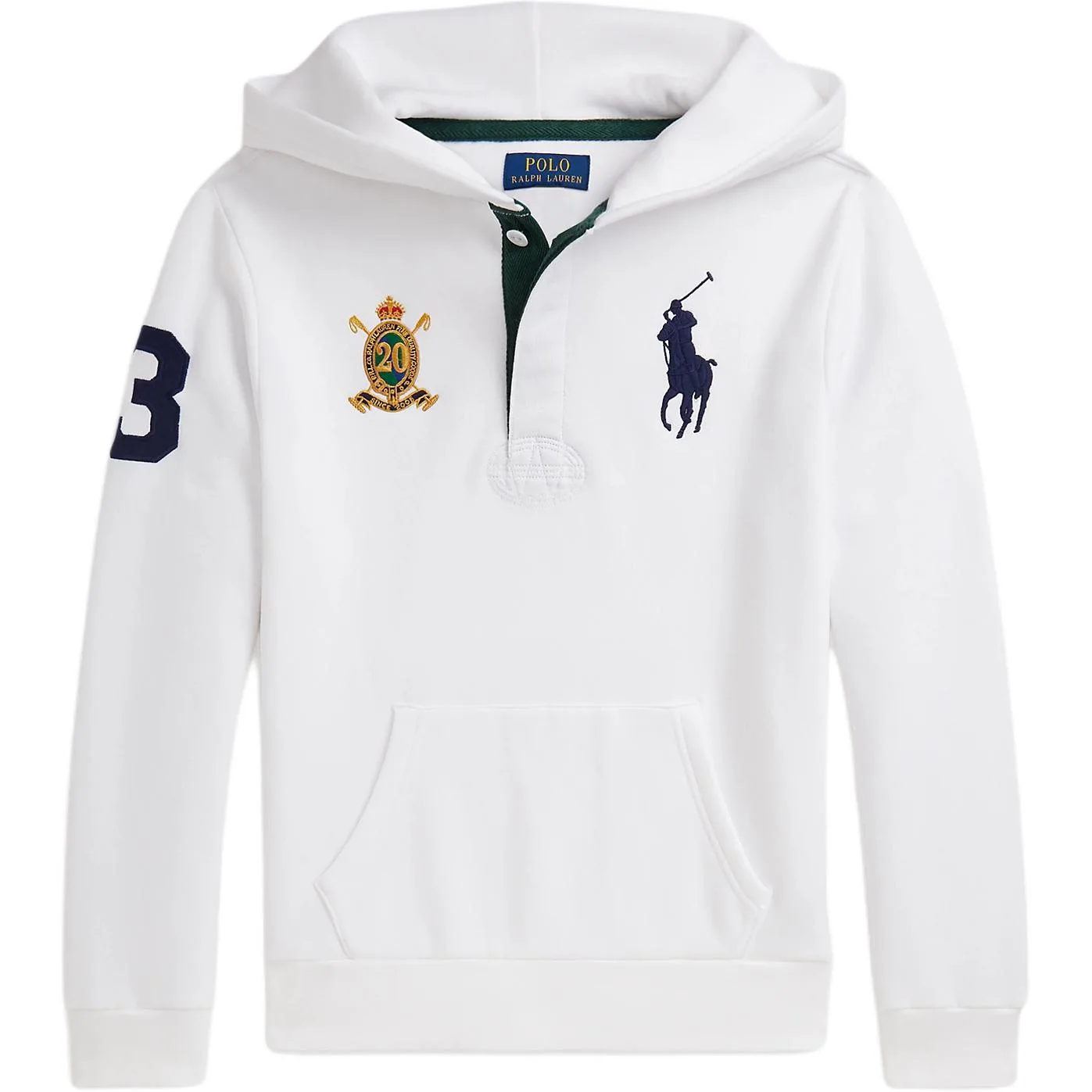 Свитшот детский для возраста 3-7 лет Polo Ralph Lauren, белый