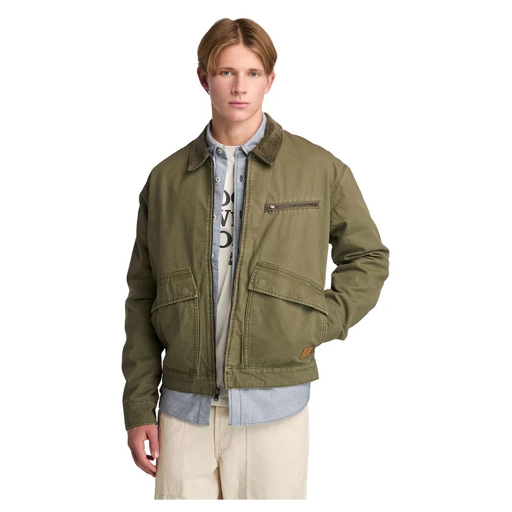 

Куртка Timberland Strafford Washed Canvas, зеленый