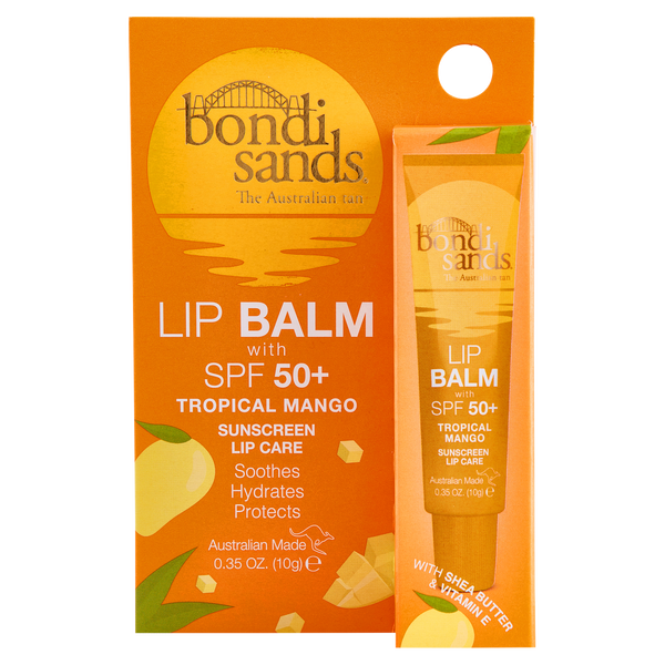 

Питательный бальзам для губ с spf50 тропический манго, 10 г Bondi Sands