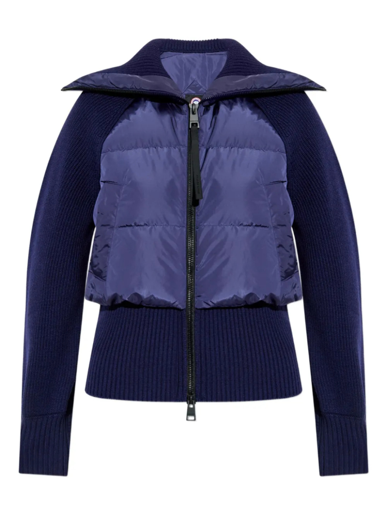 

Стеганая шерстяная трикотажная куртка Canada Goose Astoria, синий