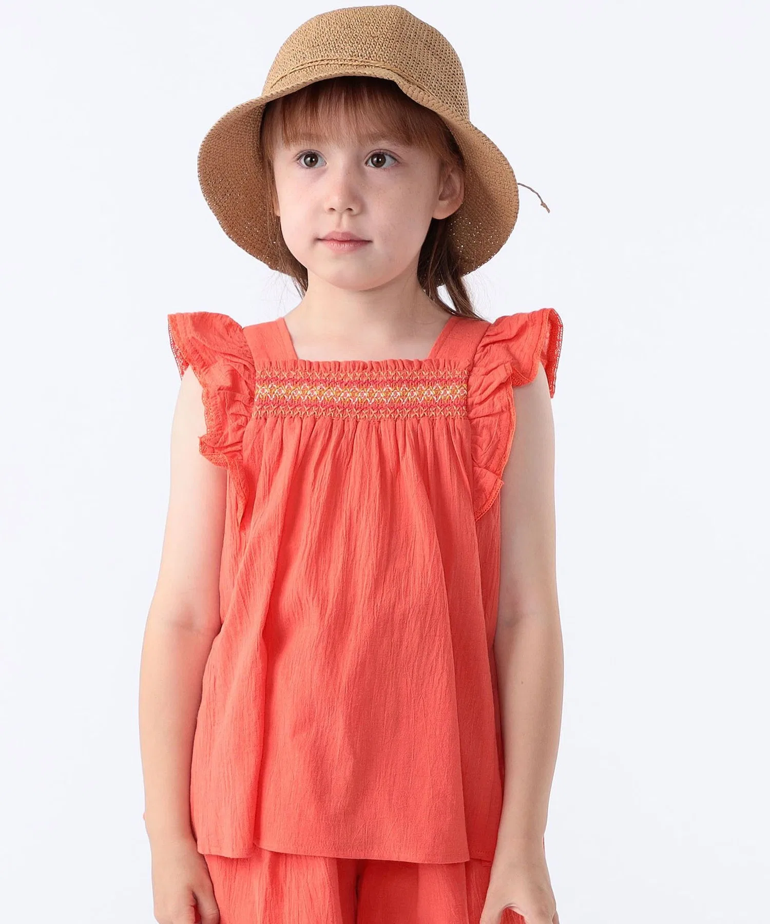 Детская блуза SHIPS KIDS с воротником-смокингом и рюшами — фото 2