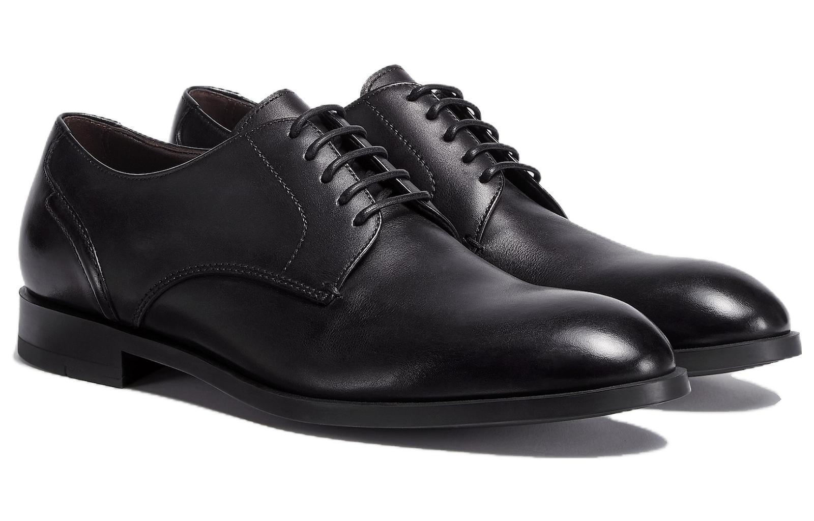 Ermenegildo Zegna Zegna Siena Fle туфли мужские black — фото 3