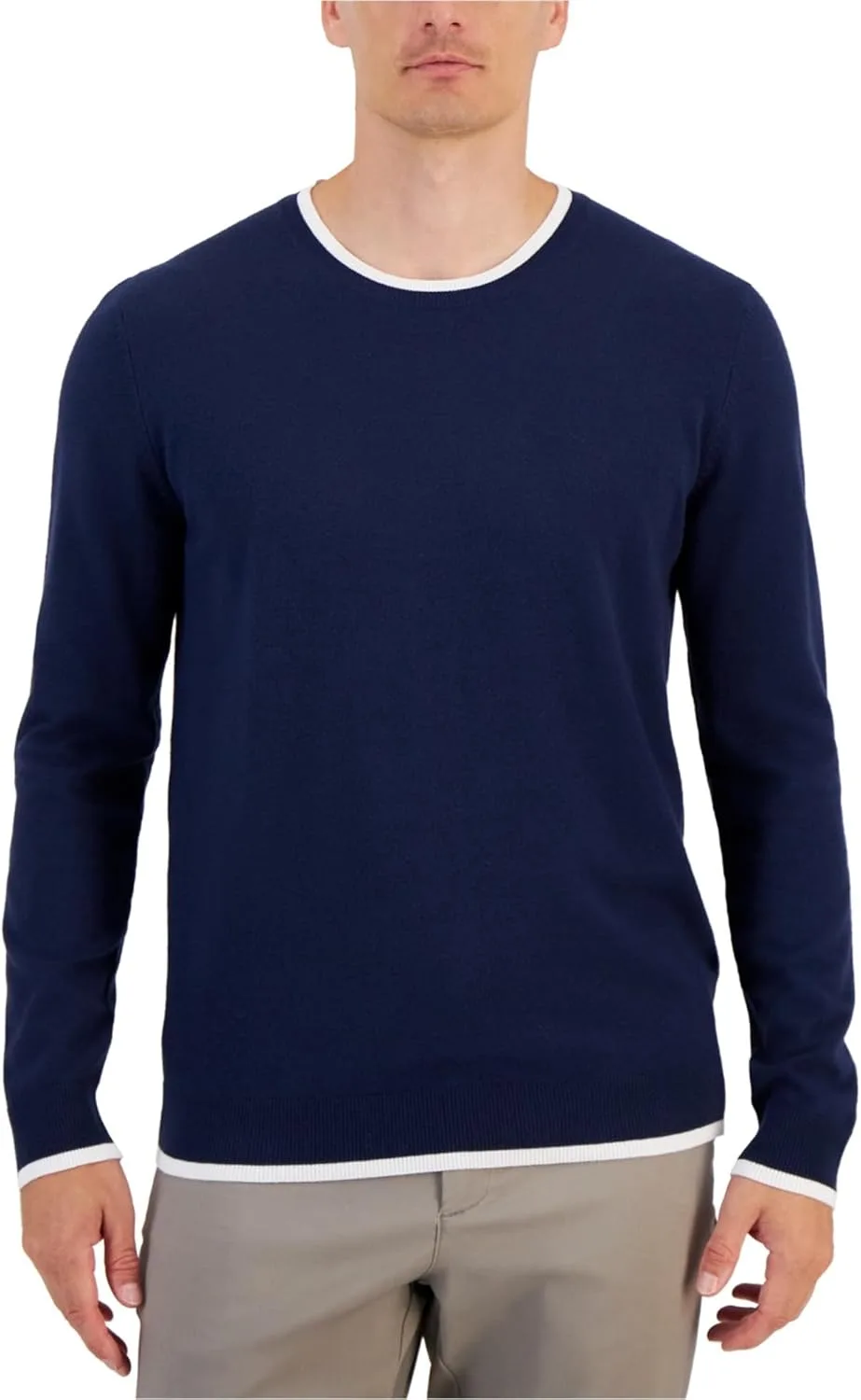 

Свитер Alfani с контрастной окантовкой