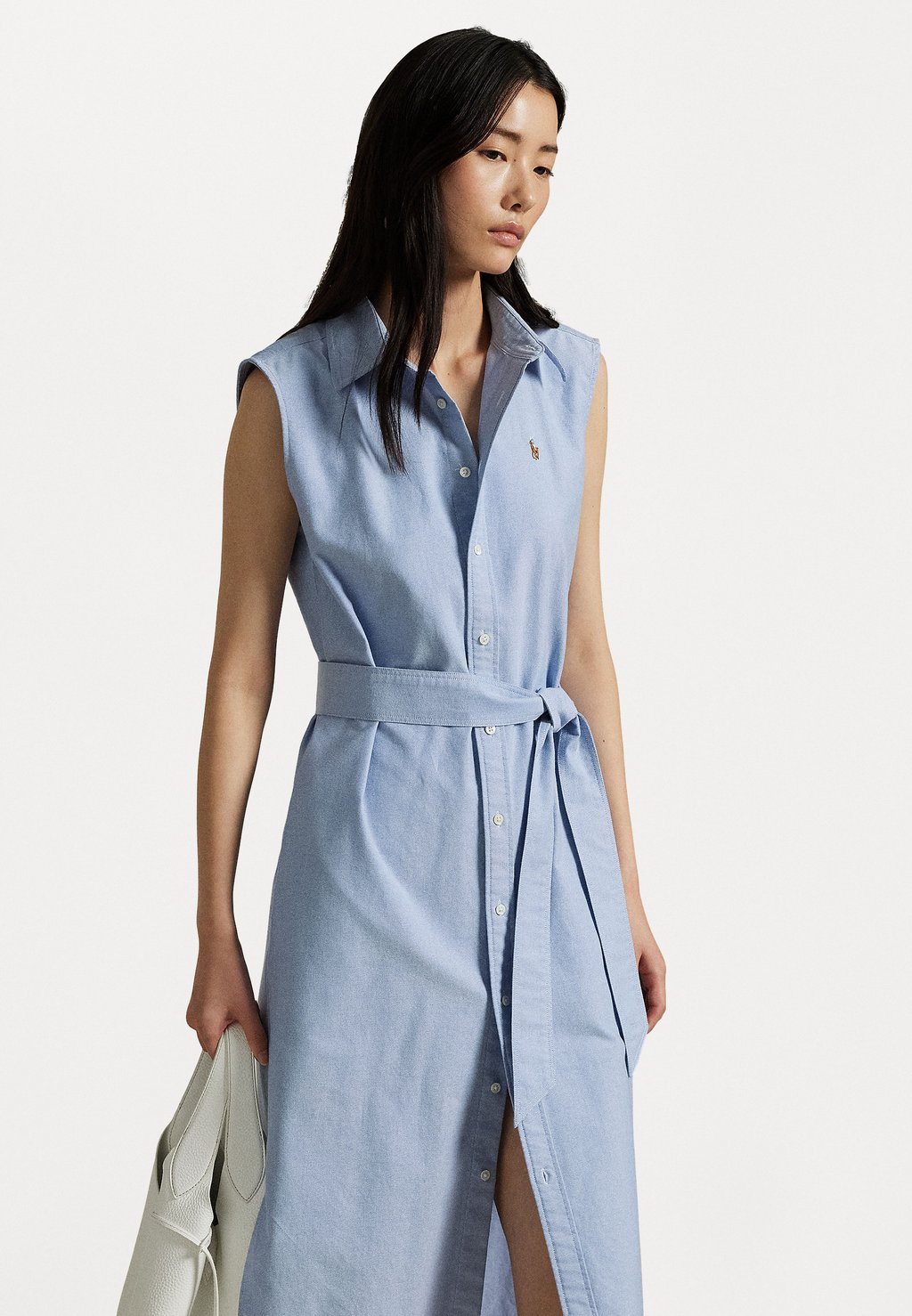 

Платье-рубашка CORY SLEEVELESS DAY DRESS Polo Ralph Lauren, светло-голубой