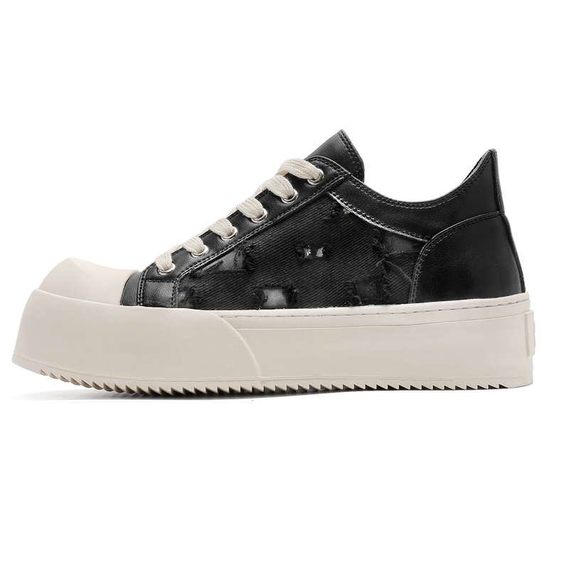 

Низкие повседневные туфли мужские MUYI, Black Men'S