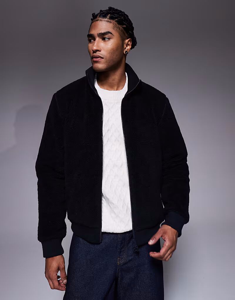 

Флисовая куртка Dinstone темно-синего цвета Barbour International