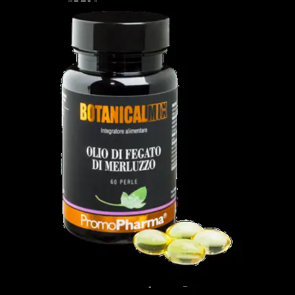 

PromoPharma BotanicalMix Биологически активная добавка с маслом печени трески 60 жемчужин Promopharma Spa