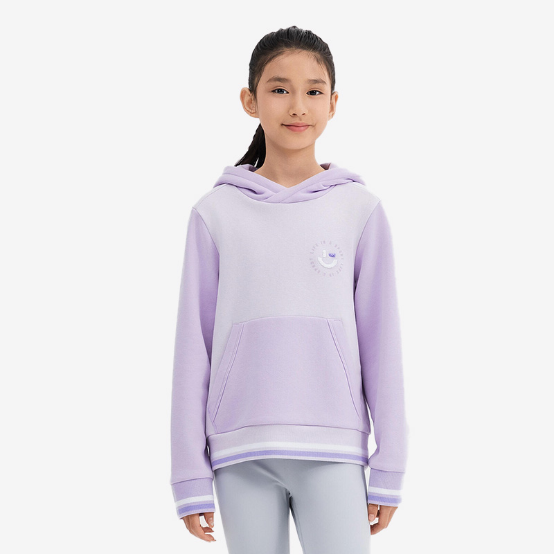 

Детская утеплённая толстовка с капюшоном Domyos светло-сиреневого цвета