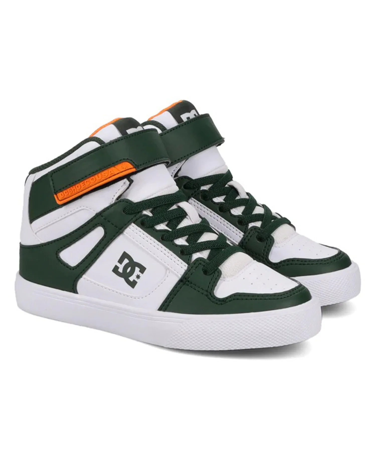 Детские кроссовки DC PURE HIGH-TOP SE EV SN DK254004 зелёные