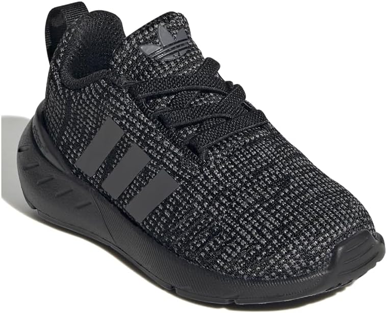 Детские кроссовки Adidas Swift Run 22 (унисекс), белый/черный/серый — фото 3