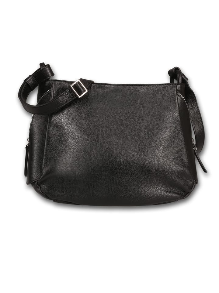 

Кожаная сумка через плечо Toscanto, черная, примерно 35 см Toscanto