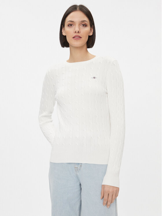 

Свитер slim fit 4800100 Gant, белый