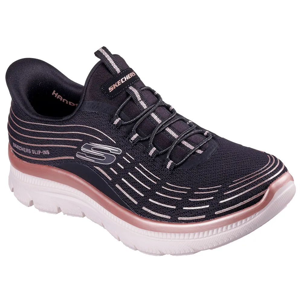 Слипоны Skechers Summits Plus Soft Luster, черный