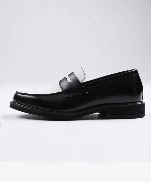 Мужские лоферы BRENOWELT Luca White Combi Penny Loafers 919