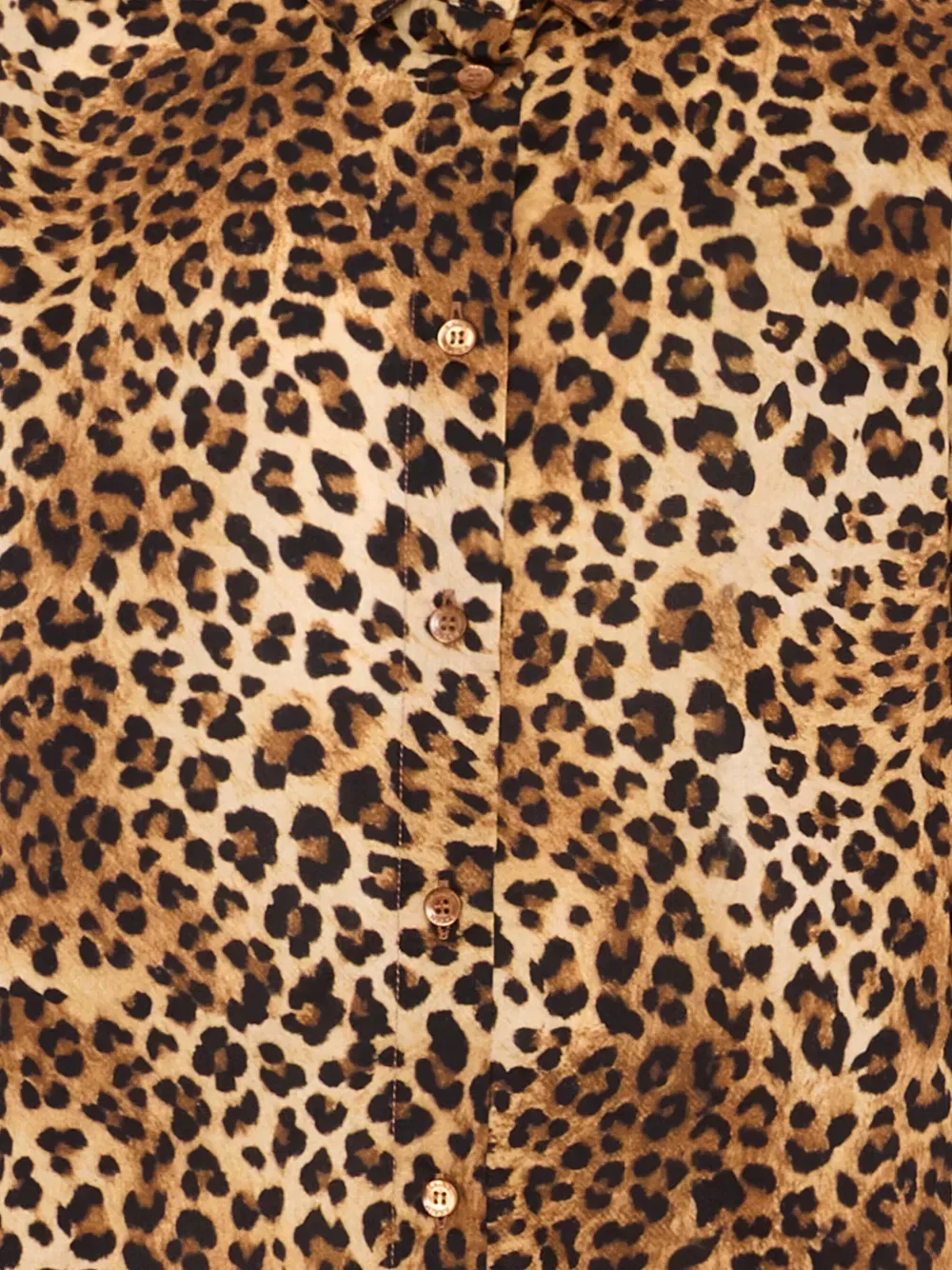 Рубашка с длинными рукавами и леопардовым принтом Mc2 Saint Barth Kids, нейтральный — фото 3