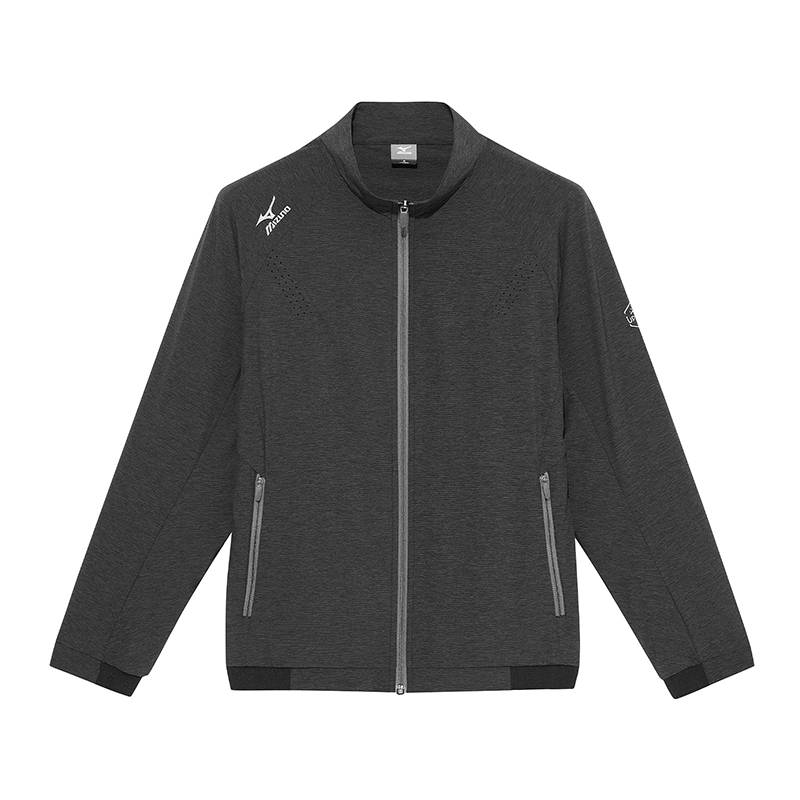 

Mizuno Дышащая быстросохнущая одежда с защитой от ультрафиолета для мужчин, Dark Gray