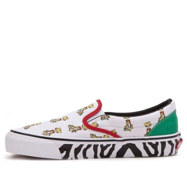 

Кроссовки x aries og classic slipon white Vans, белый