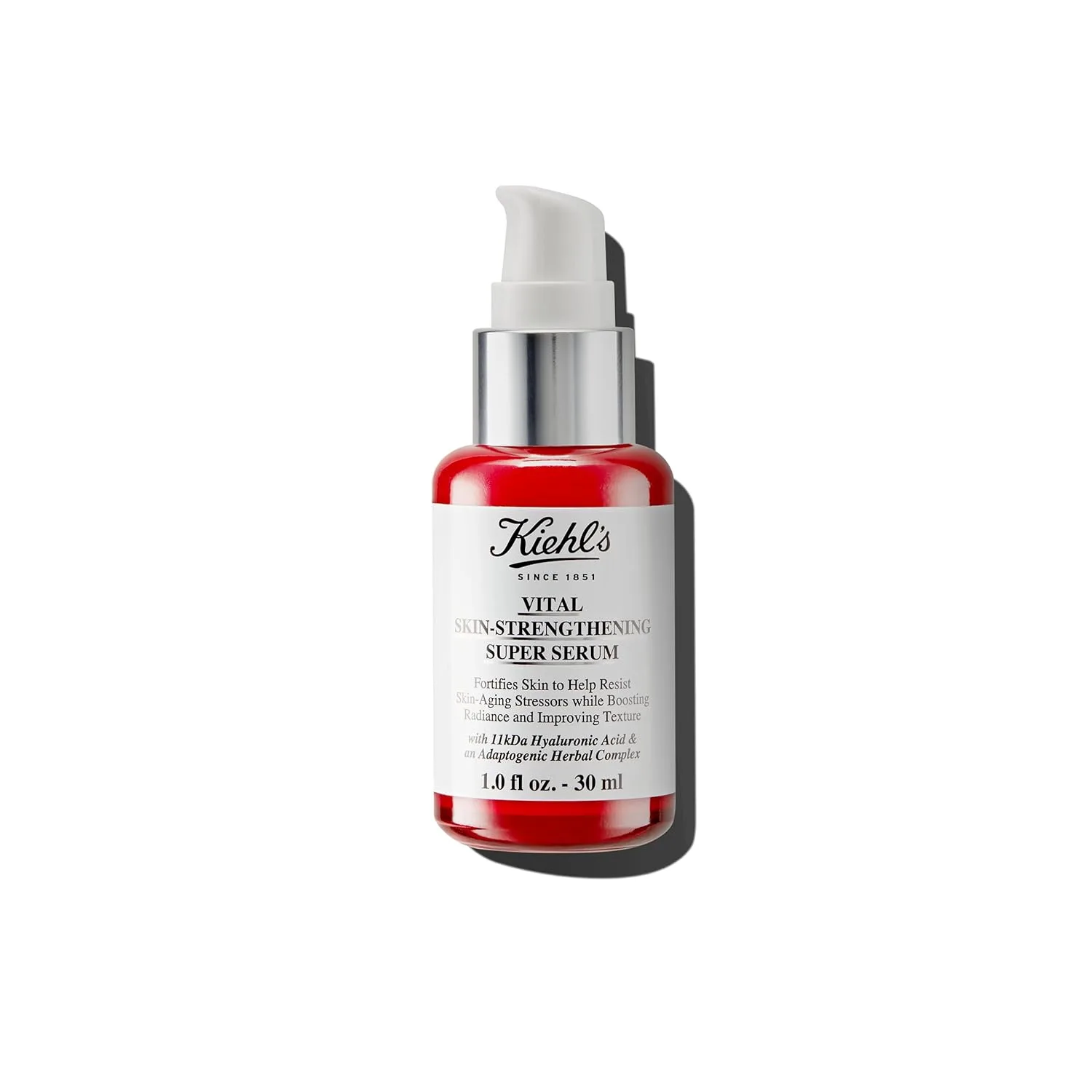 Сыворотка Kiehl's — Vital Skin-Strengthening Hyaluronic Acid Super Serum, усиливает сияние и разглаживает, 29.6 мл