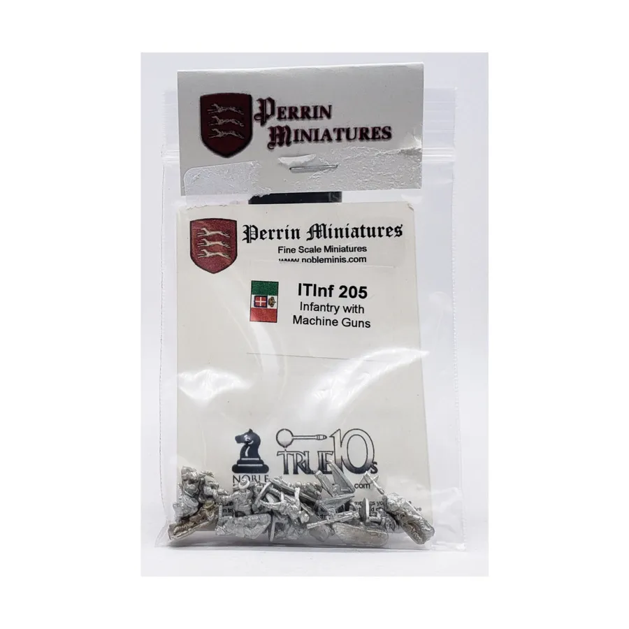 

Итальянская пехота с тяжелым вооружением, WWII Miniatures - Italian (10mm) (Perrin Miniatures)