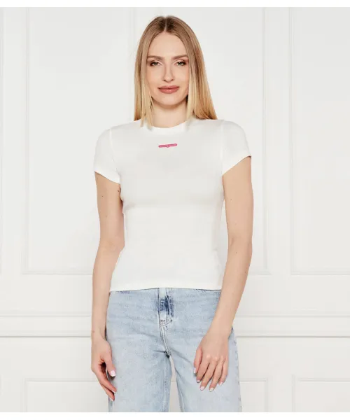 

Футболка Slim fit Tommy Jeans, бежевый