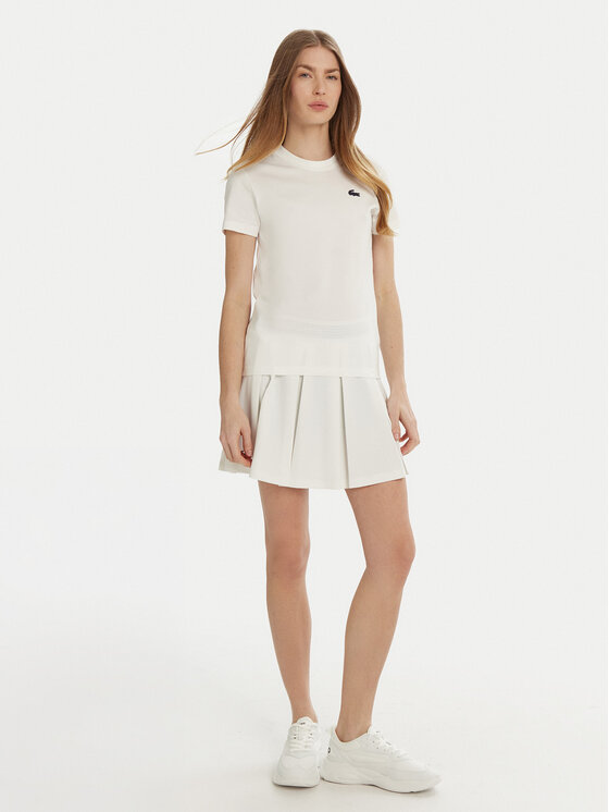 Футболка Lacoste TF9246 Slim Fit, белая — фото 2