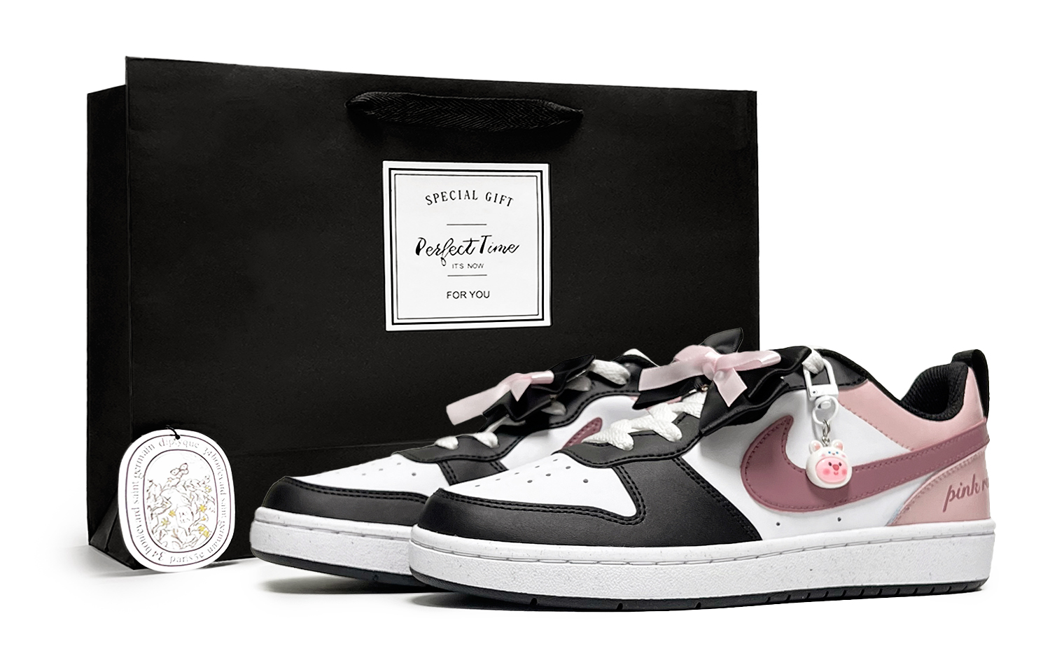 

Детские скейтерские кроссовки Court Borough для младших школьников Nike, черный