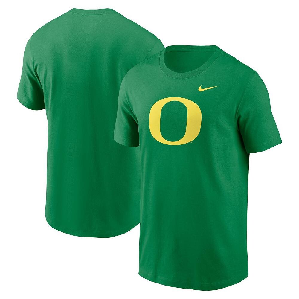 Мужская зеленая футболка с логотипом Nike Oregon Ducks Primetime Evergreen, цвет Uoo Green — фото 2