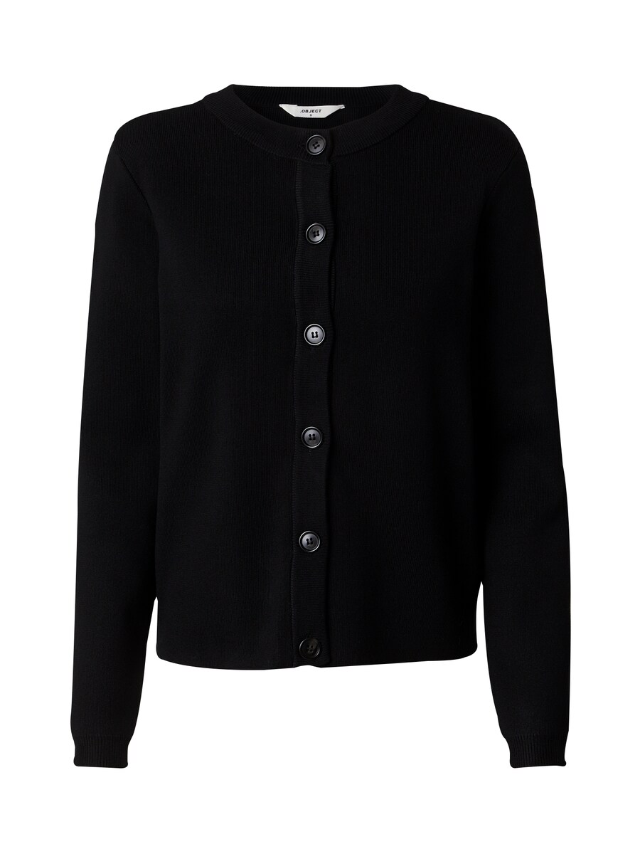 

Вязаный кардиган OBJECT Knit Cardigan OBJEster, черный