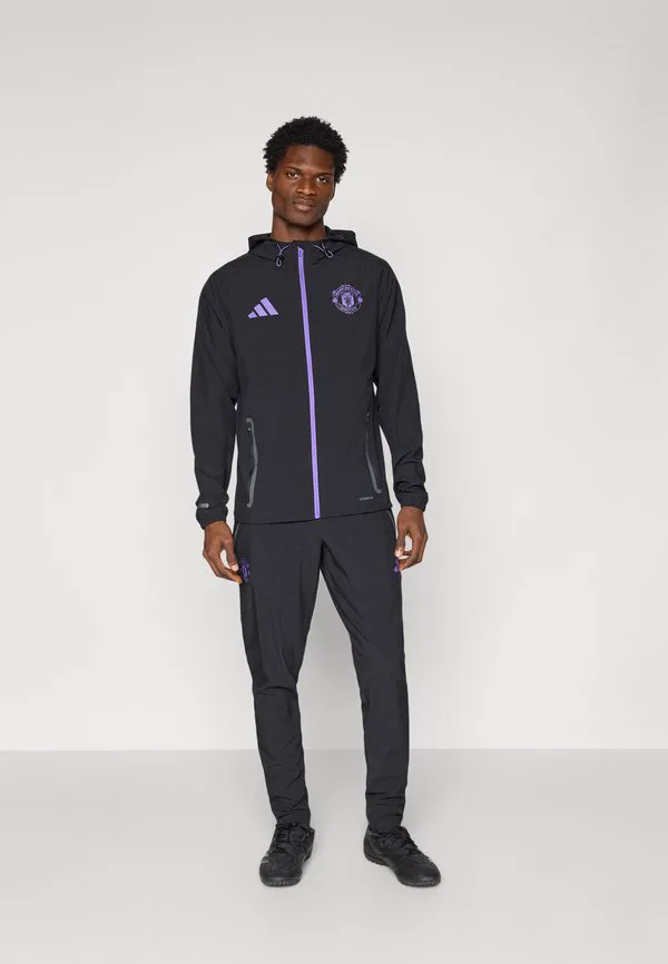 Куртка для путешествий manchester united tiro25 competition vis tech, клубная одежда Adidas Performance, Black/Purple Rush — фото 2